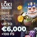 Loki Casino 100 free spins and R$6000 welcome bonus
