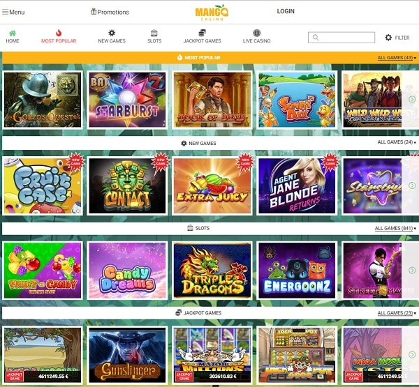 Mango Casino Review