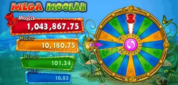 Jackpot Wheel Mega Moolah