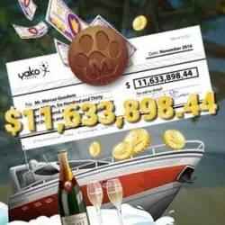 Canadian player wins jackpot at Yako Casino