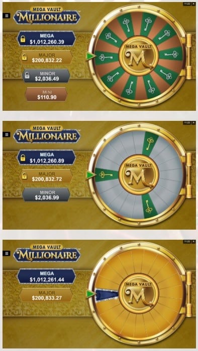 Mega Vault Millionaire big win