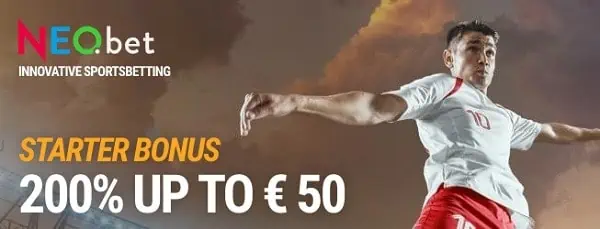 Welcome Bonus: 200% up to 50 EUR 