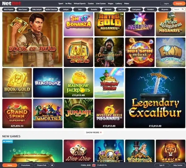 NetBet Casino Review, Free Spins, Welcome Bonus