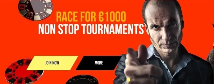 Non-Stop Tournament with 1000 EUR Prize Pool