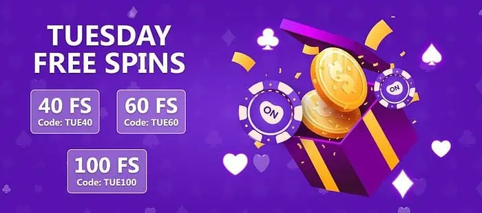 Get some free spins now! 