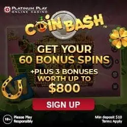 60 gratis spins on Coin Bash