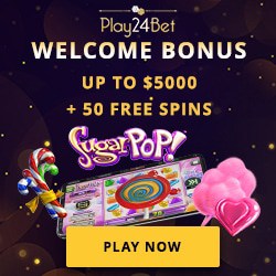 Play24Bet Casino 50 free spins and 100% up to R$5000 bonus