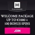 PlayGrand Casino 100 free spins and R$1,000 welcome bonus