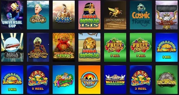 PlayGrand Casino games and software