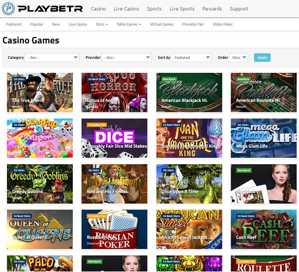 PlayBetR Casino Review