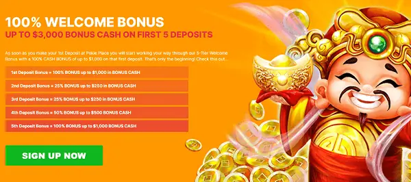 100% Welcome Bonus and R$3000 Free Chips up for grabs 