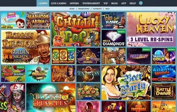 ParadiseWin Casino Website Review