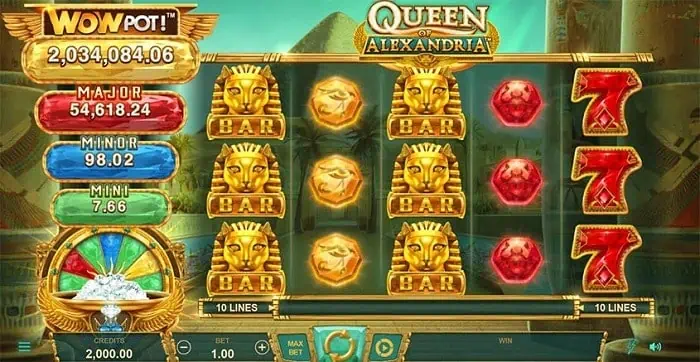 Queen of Alexandria Slot Online