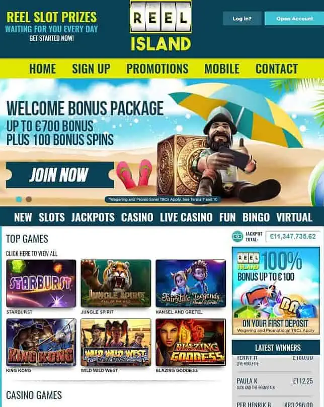 Reel Island Casino Review