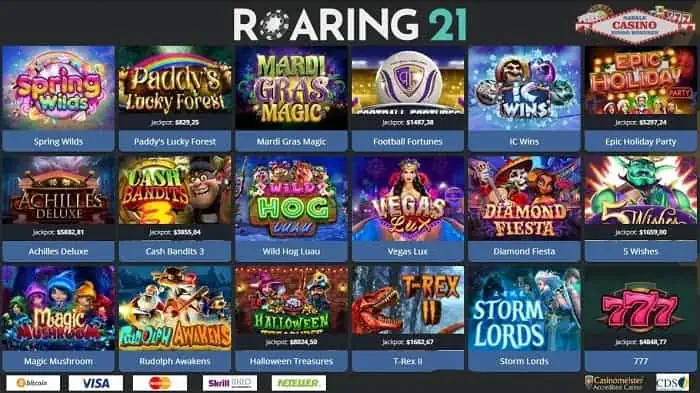 Roaring Casino free spins