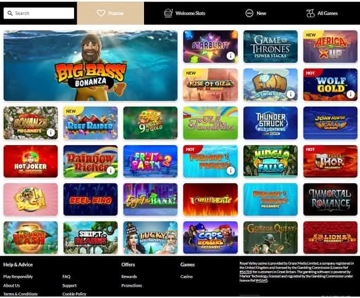 UK slots free spins 