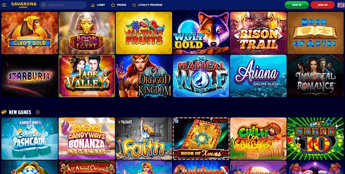 Play slots and table games with free spins 