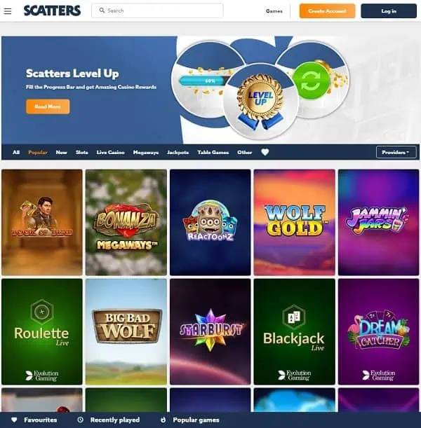 Scatters Casino Review 