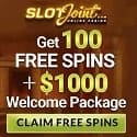 SlotJoint Casino 100 free spins no deposit + R$1000 welcome bonus