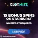 Slotnite Casino 15 free spins no deposit required and R$1,000 welcome bonus and 200 gratis spins