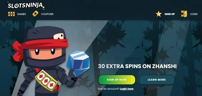 SlotsNinja.com Free Bonus