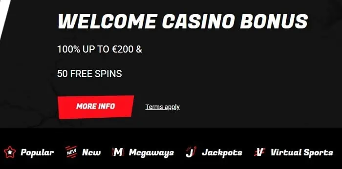 Welcome Casino Bonus 