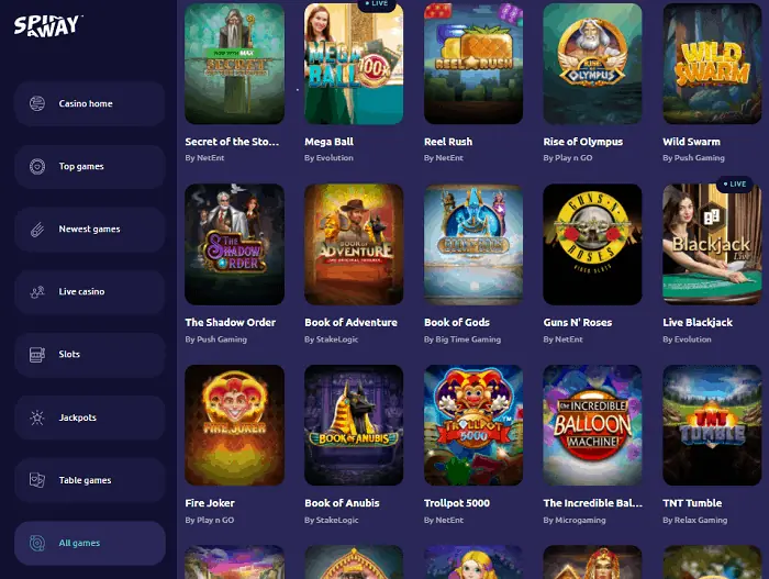 Spin Away Casino Review Page 