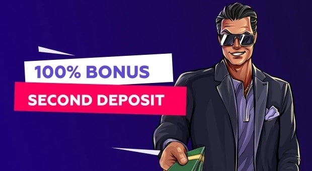 Second deposit bonus 