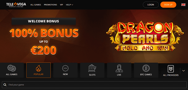 100% bonus and 100 free spins on new deposit