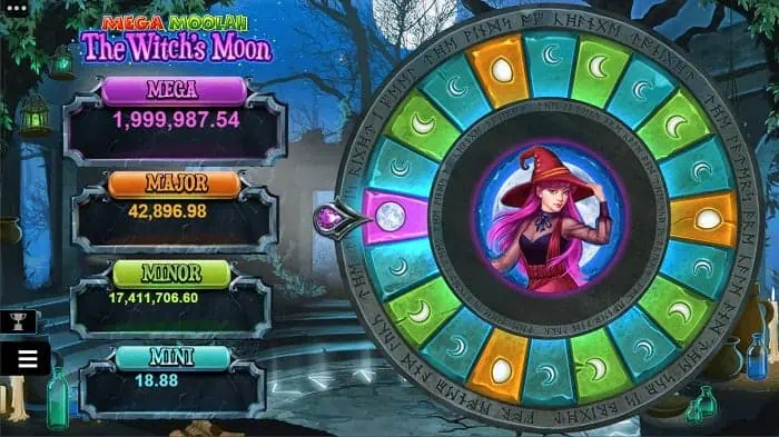 The Witche's Moon Mega Moolah 