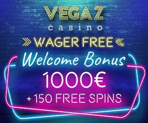 150 free spins + 350% bonus up to 1000R$