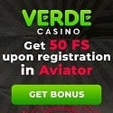 Verde Casino 50 free spins bonus no deposit required