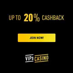 20% cashback bonus & free spins 