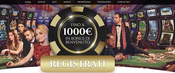 Voglia di Vincere Casino 1.000 EUR gratis IN BONUS DI BENVENUTO