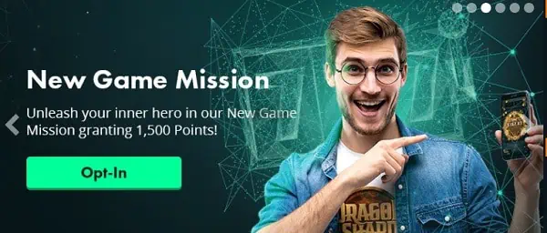 Volt Casino game missions