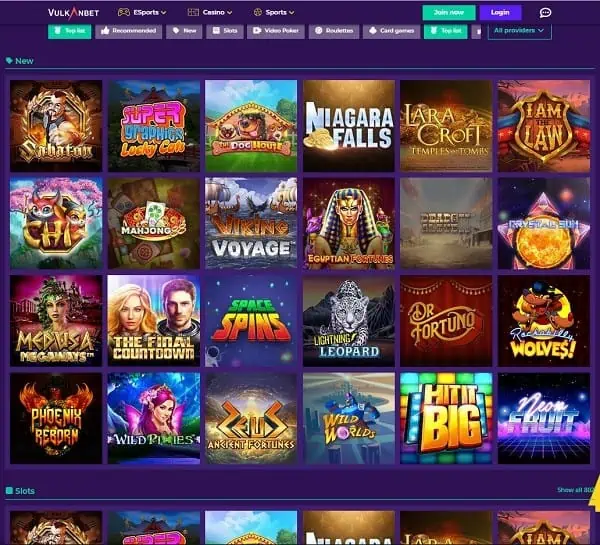 VulkanBet Casino Review