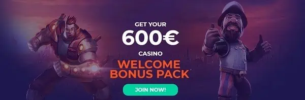 VulkanBet Casino 600 EUR bonus and 100 free spins