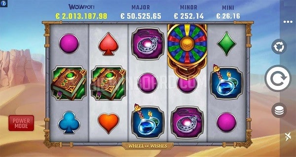 Wheel of Wishes Jackpot Bonus, Bonus Wheel, Free Spins, Scatters