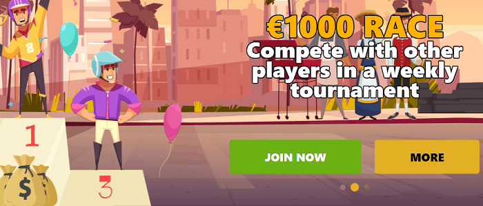 1000 EUR weekly race tournament 