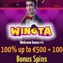 Winota Casino 100 free spins and R$500 welcome bonus