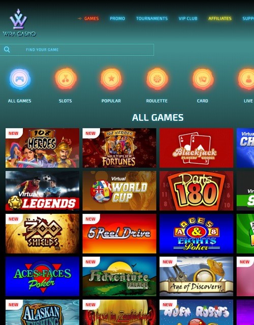 Wira Casino Review