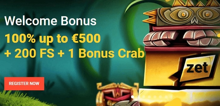 Zet Welcome Bonus 