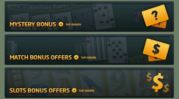 Mystery Bonus, Match Bonus Offers, Slot Bonus Promotions 